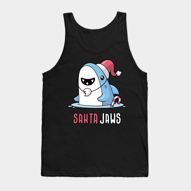 Santa Jaws Tank Top by zoljo